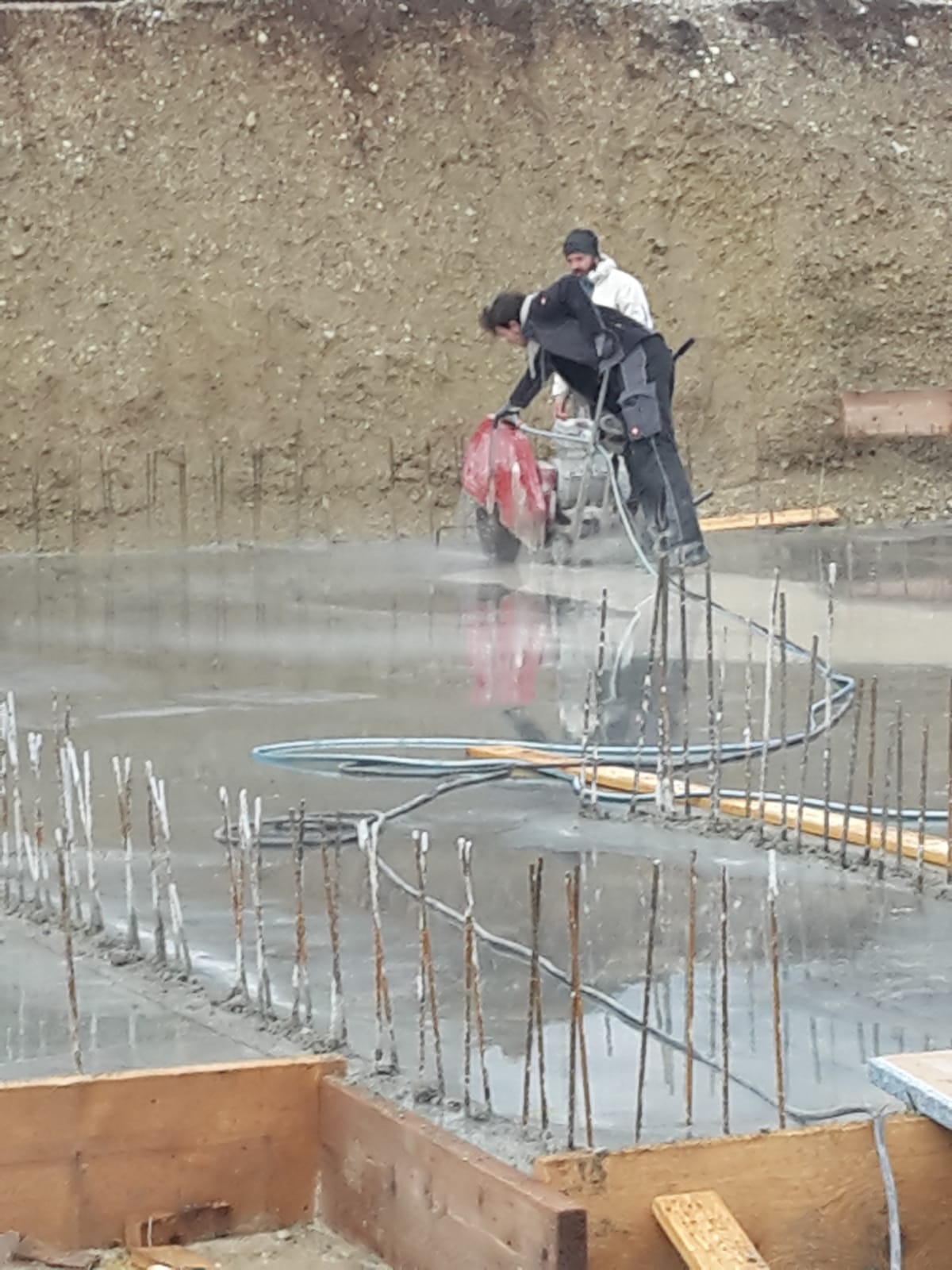 Kernbohrmaschine im Einsatz – München